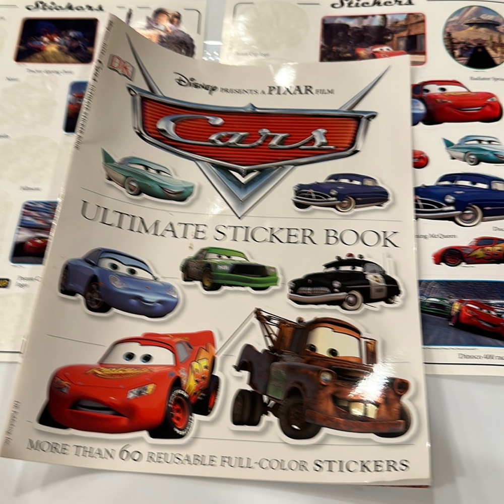 Disney Pixar Cars sticker book